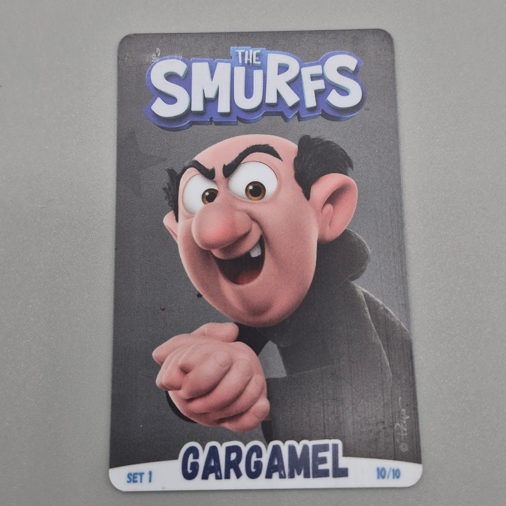 The Smurfs Gargamel Trading Card‎ Set 1 10/10 MSO0010025707010 2024 Peyo Villain
